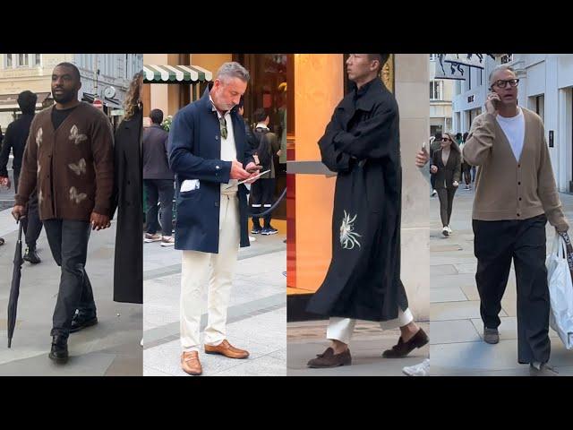 Men's street fashion. What's new in men's fashion this fall.