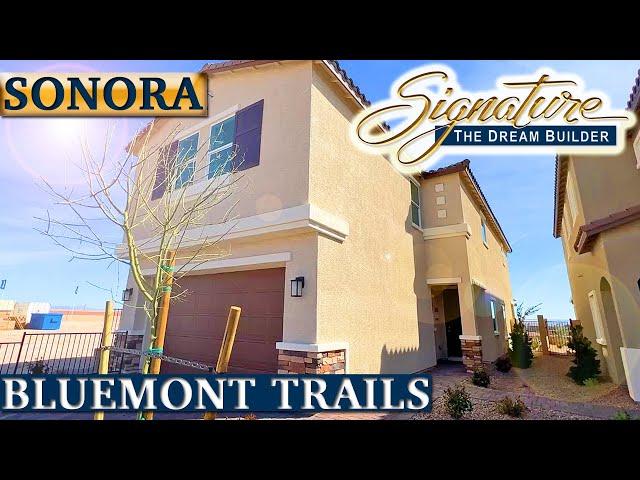 The Sonora Model 2,555sqft - New Signature Homes in Southwest Las Vegas at Bluemont Trails