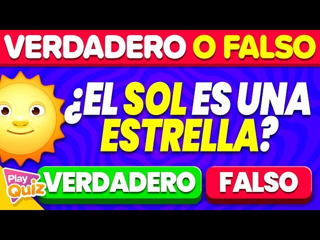 ¿Verdadero o Falso?  | Cultura General - Play Quiz Trivia