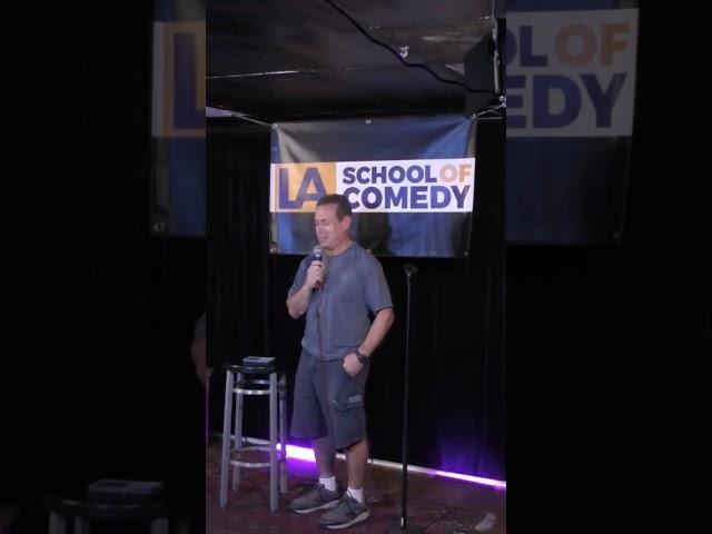 The laid back comedian