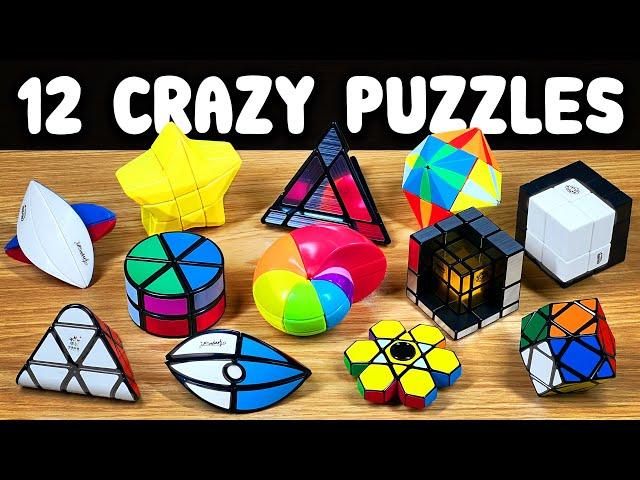 UNBOXING 12 CRAZY PUZZLES 