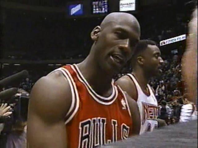 Michael Jordan (37pts/16rebs/5asts) vs. Nets (1996)