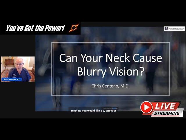 Can the Neck Cause Blurry Vision?