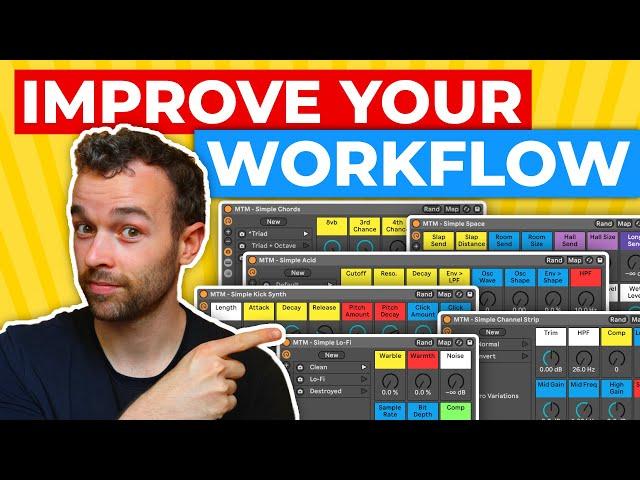 Simple Ableton Racks For Faster Workflow