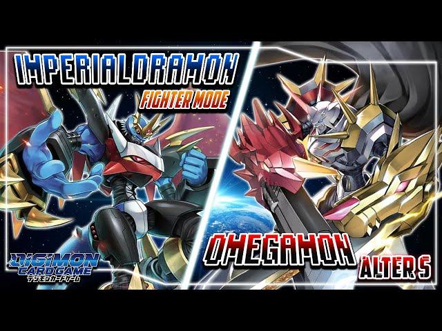 Digimon Card Game : Imperialdramon Fighter Mode (Blue) VS Omnimon Alter-S (Black) [EX-04]