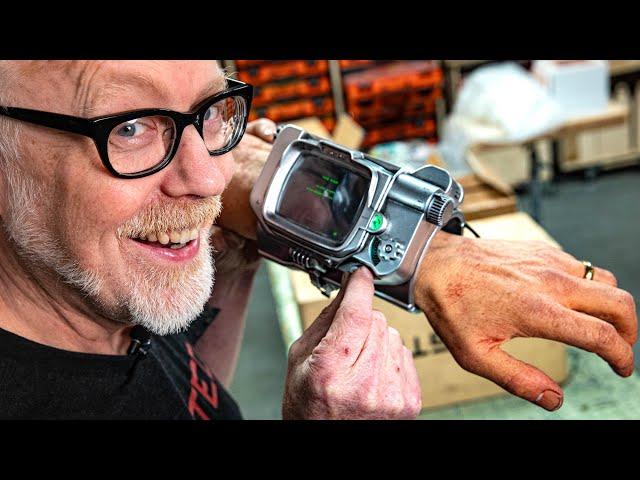 Adam Savage Goes Hands-On with Pip-Boy Prop from Fallout TV Show!