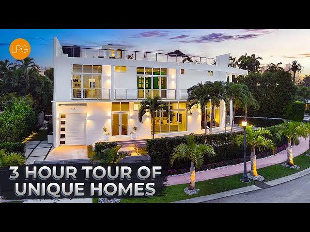 3 HOUR TOUR of UNIQUE HOMES and APARTMENTS | LUXURY REAL ESTATE Tour 