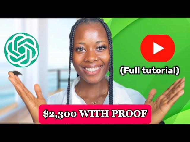 EARN MONEY with CHATGPT and faceless YouTube FOR FREE in Nigeria  (ai side hustle)