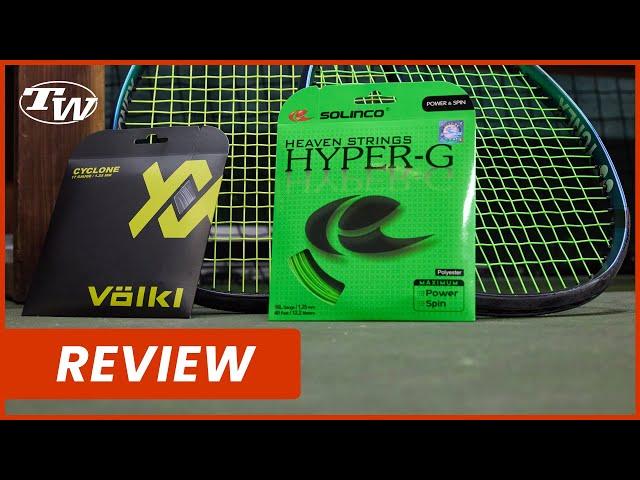 The great tennis string showdown: Solinco Hyper G vs. Volkl Cyclone; which wins between 2 favorites?