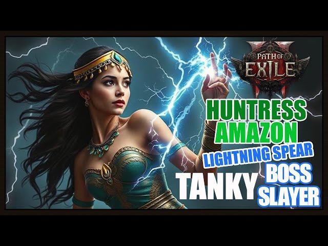 Undying and Tanky OverPower Amazon Huntress Build [Kill every one Survive every where](End Game)