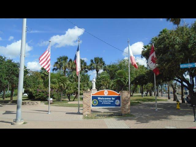 BROWNSVILLE, TEXAS, USA - MATAMOROS, MEXICO BORDER CROSSING