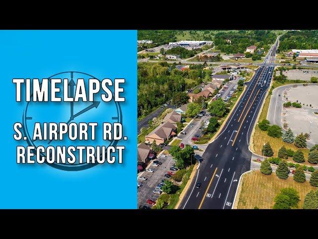 Road Construction Timelapse  | South Airport Road [Full Project 2018]