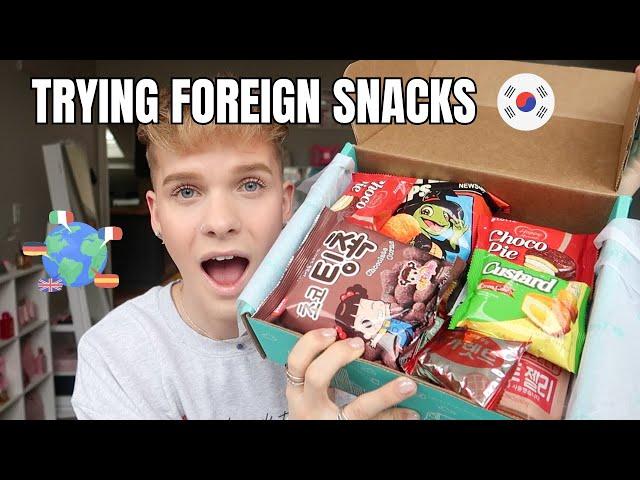 TRYING SNACKS FROM SOUTH KOREA  (HONEST OPINION!!)