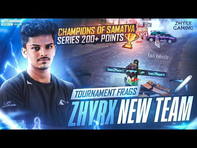 ZHYRX NEW TEAM ️ | CHAMPIONS OF SAMATVA SERIES  | CARNIVAL GAMING | #BGMI