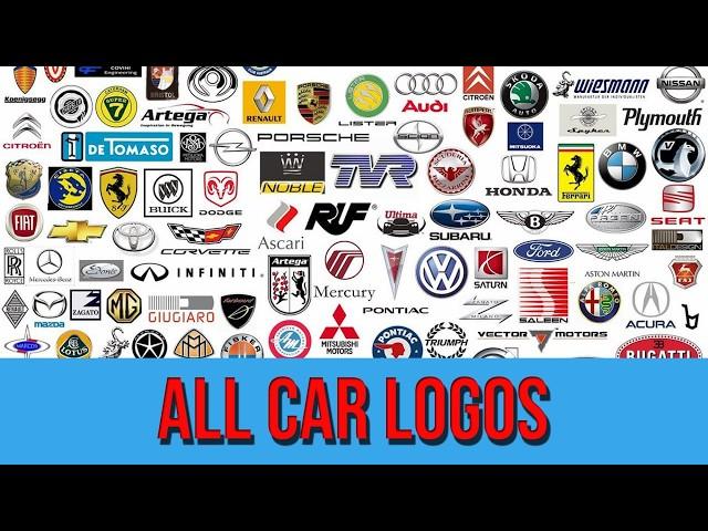 All Car Logos in the World in One Video!