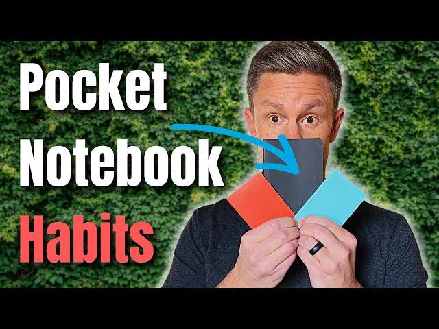 How To Get EVERYTHING Done Using a Pocket Notebook