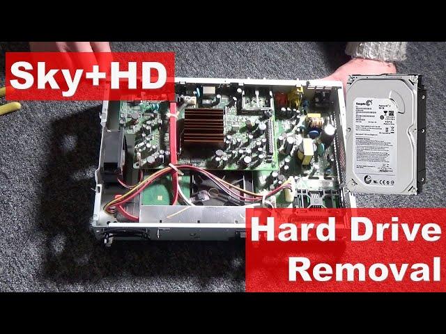 How to Remove Hard Drive from an old Sky Plus HD Box