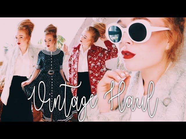 Great try on Vintage clothing Haul