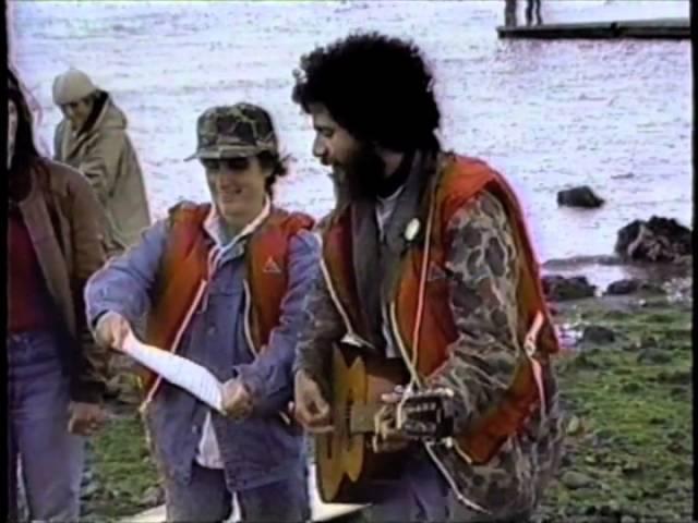 Fields Landing Log Export Flotilla for Headwaters Forest 1989