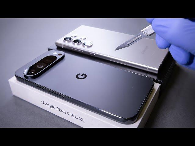 Google Pixel 9 Pro XL vs Samsung Galaxy S24 Ultra Unboxing and Camera Test - ASMR