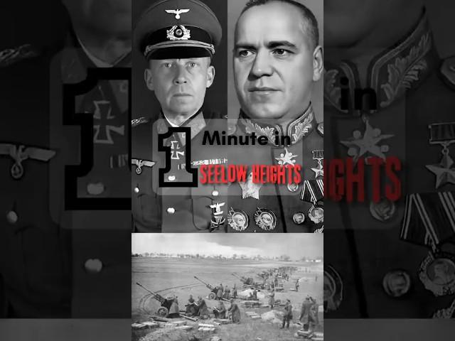 Battle of Seelow Heights in 1 Minute: The Final Bloody Gate to Berlin!