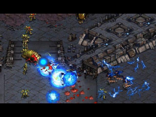 What? Hm!  (Z) vs Motive!  (P) on Pantheon - StarCraft - Brood War Remastered