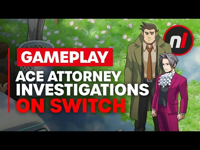 Ace Attorney Investigations Collection Switch Gameplay