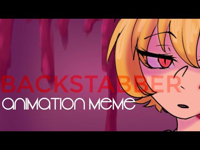 BACKSTABBER animation meme (BLOOD WARNING) || higurashi (when they cry)