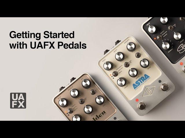 Getting Started with UAFX Pedals