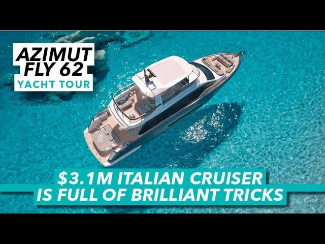 All-new $3.1M cruiser is full of brilliant tricks | Azimut 62 Fly tour | Motor Boat & Yachting