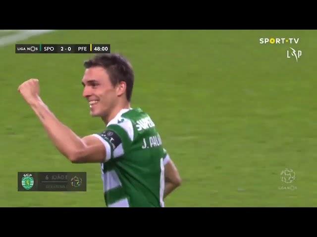 Goal | Golo João Palhinha: Sporting (2)-0 Paços de Ferreira (Liga 20/21 #19)