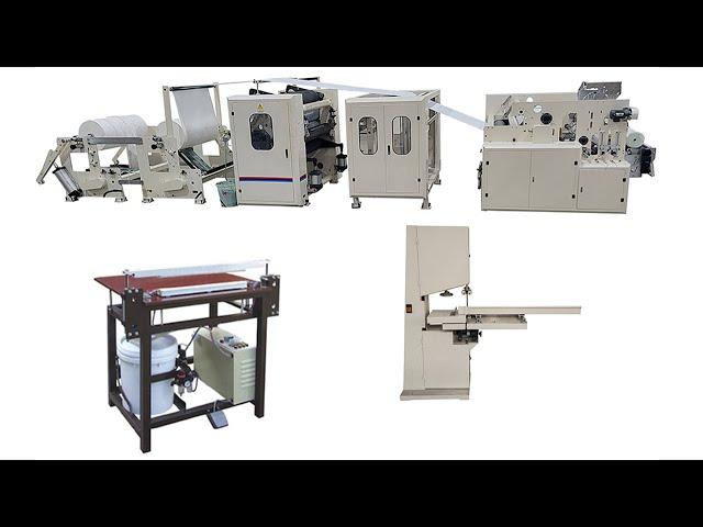 Semi automatic glue lamination maxi roll paper making machine production line