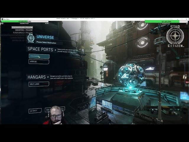 Star Citizen first stream ever! (VERY raw material)