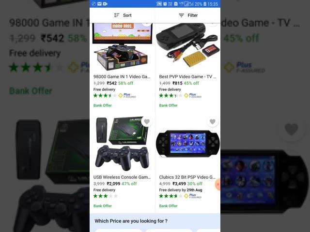videogame in Flipkart aap bhi kharido only 800 rupees ka #Flipkart