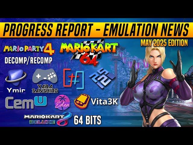 Progress Report/Emulation News May 2025 - Kenji-NX / Ymir / Eden / CEMU / PCSX2 / Yaba Sanshiro 2