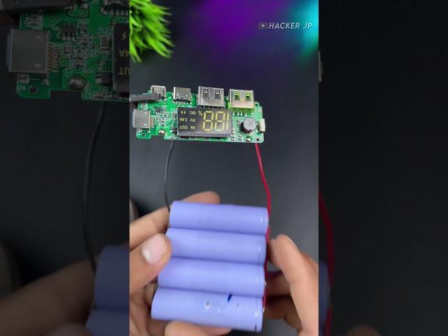 How to make 10000 mAh power bank  How to make power bank at home #hackerjp #shorts