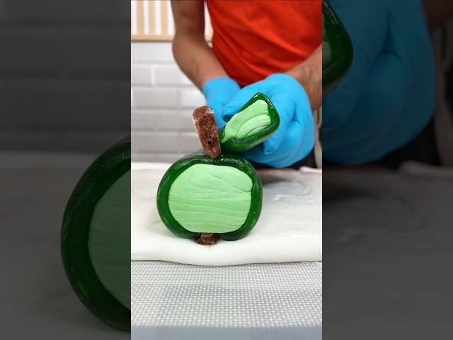 Making Apple  Shaped Candy! Mesmerizing ASMR Process - Satisfying Candy Art