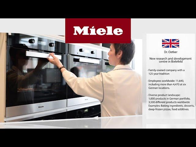 Imagefilm Laboratory Dr. Oetker, Bielefeld: PG8583, PG8593 | Miele Professional