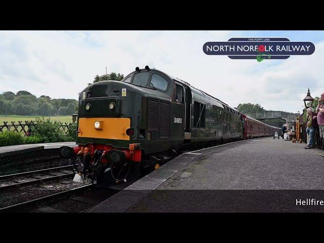 37667 as D6851 "Flopsie" Disturbs the Tranquil North Norfolk Railway!