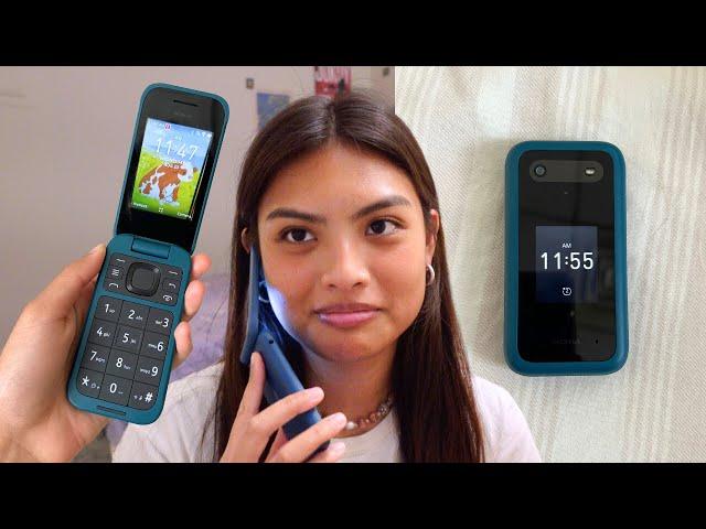 gen z uses a FLIP PHONE for a week | get well series ep 1