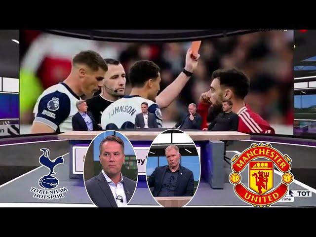 Man United vs Tottenham 0-3 Paul Scholes & Owen angry react to Loss | Ben Johnson Interview