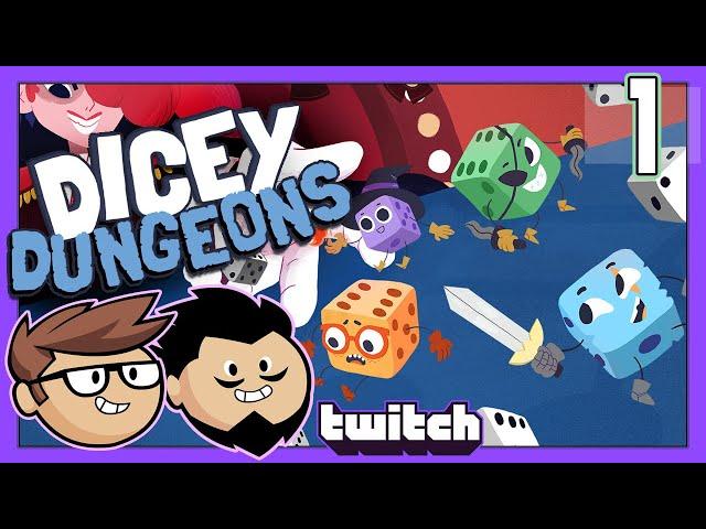 Dicey Dungeons Let's Play: Roll With It - PART 1 - TenMoreMinutes Twitch VOD