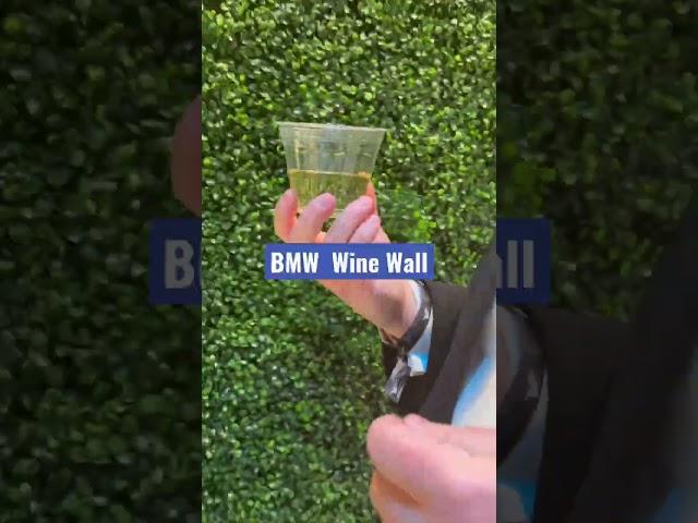 Chicago Auto Show 2023 - First Look for Charity - BMW Wine Wall