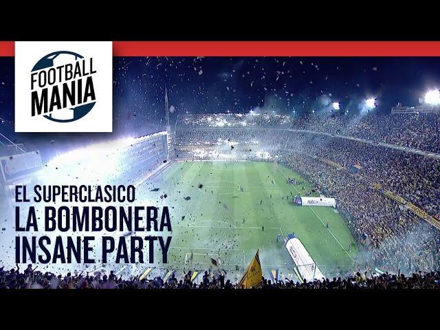 La Bombonera Insane Party - Boca Juniors Amazing Entrance Vs. River Plate