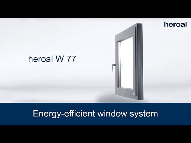 Energy-efficient window system | heroal W 77