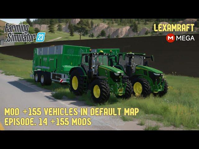 Farming Simulator 23 Mod +155 Vehicles | Default Map | Fs23 | MEGA