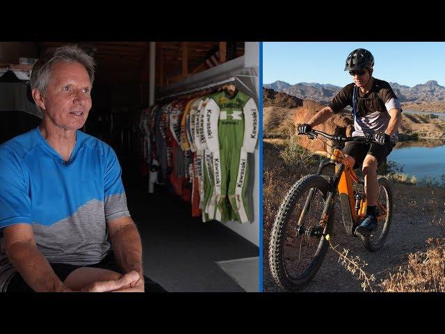 Motorcycle Legend Eddie Lawson on the Trance E+ | Giant Bicycles USA