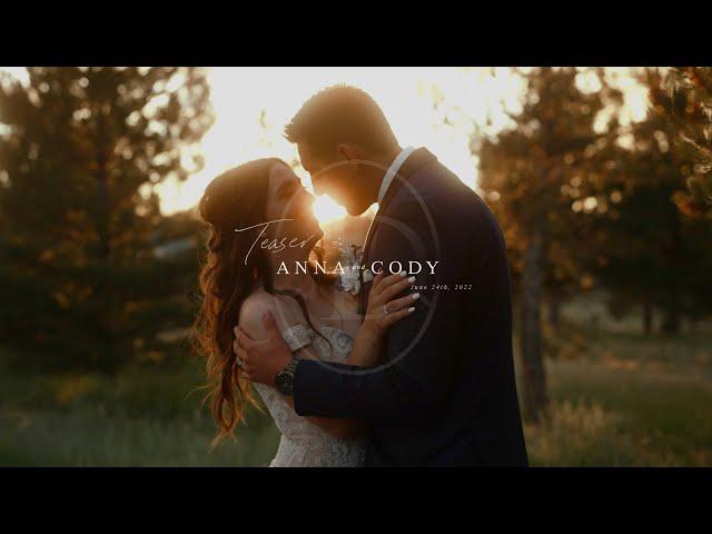 Intimate Wedding Teaser | Anna + Cody | Colorado Wedding Videographer