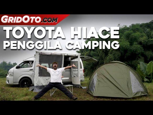 Toyoto Hiace Motorhome Nyaman Camping Dimana Aja | Modifikasi Mobil | GridOto Modif