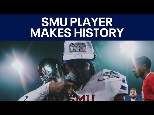 Legend lives on: SMU football player makes history